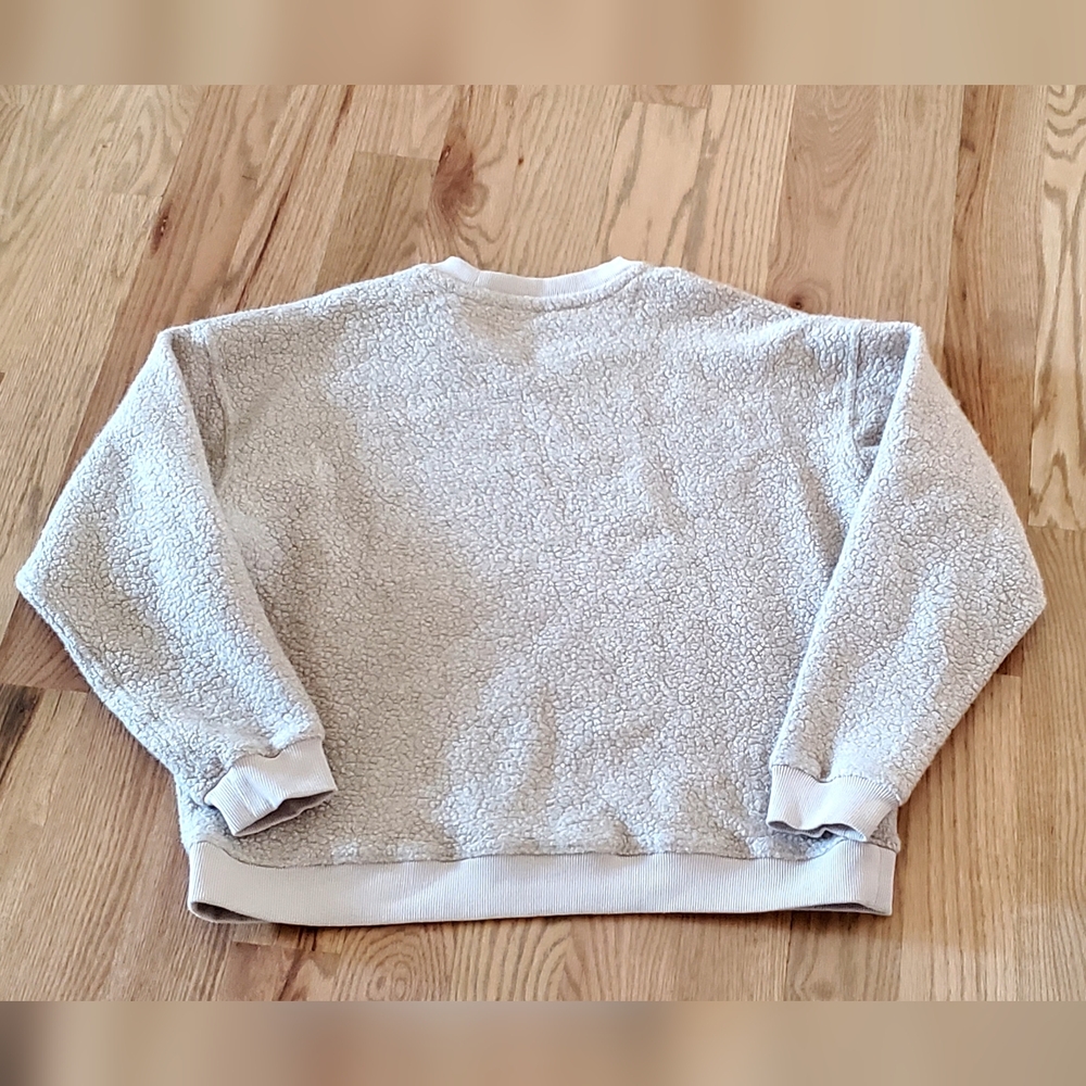 Outdoor Voices Mega Fuzzy Wool Fleece Crewneck Pullover, Oatmeal, XL, EUC - Picture 8 of 15